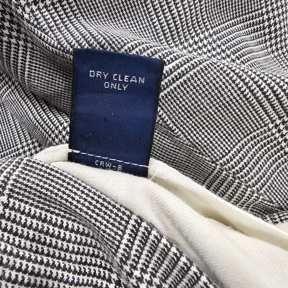 Polo Golf US OPEN 2000 Trousers Men 35x31 Gray Glen Plaid Pleated Cuff Pants VTG